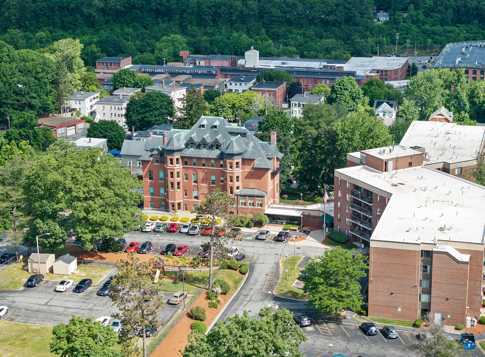 Joseph's House exterior aerial view